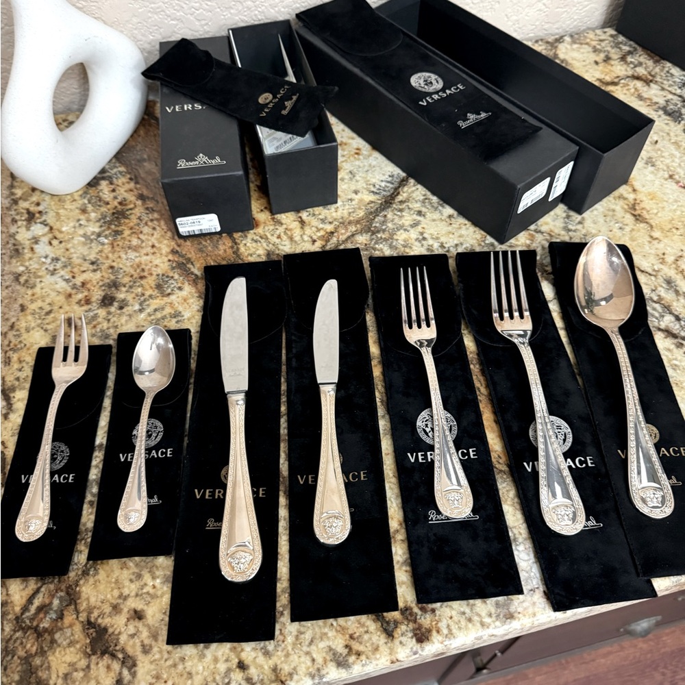 Versace Medusa silver Cutlery 7-Piece Set